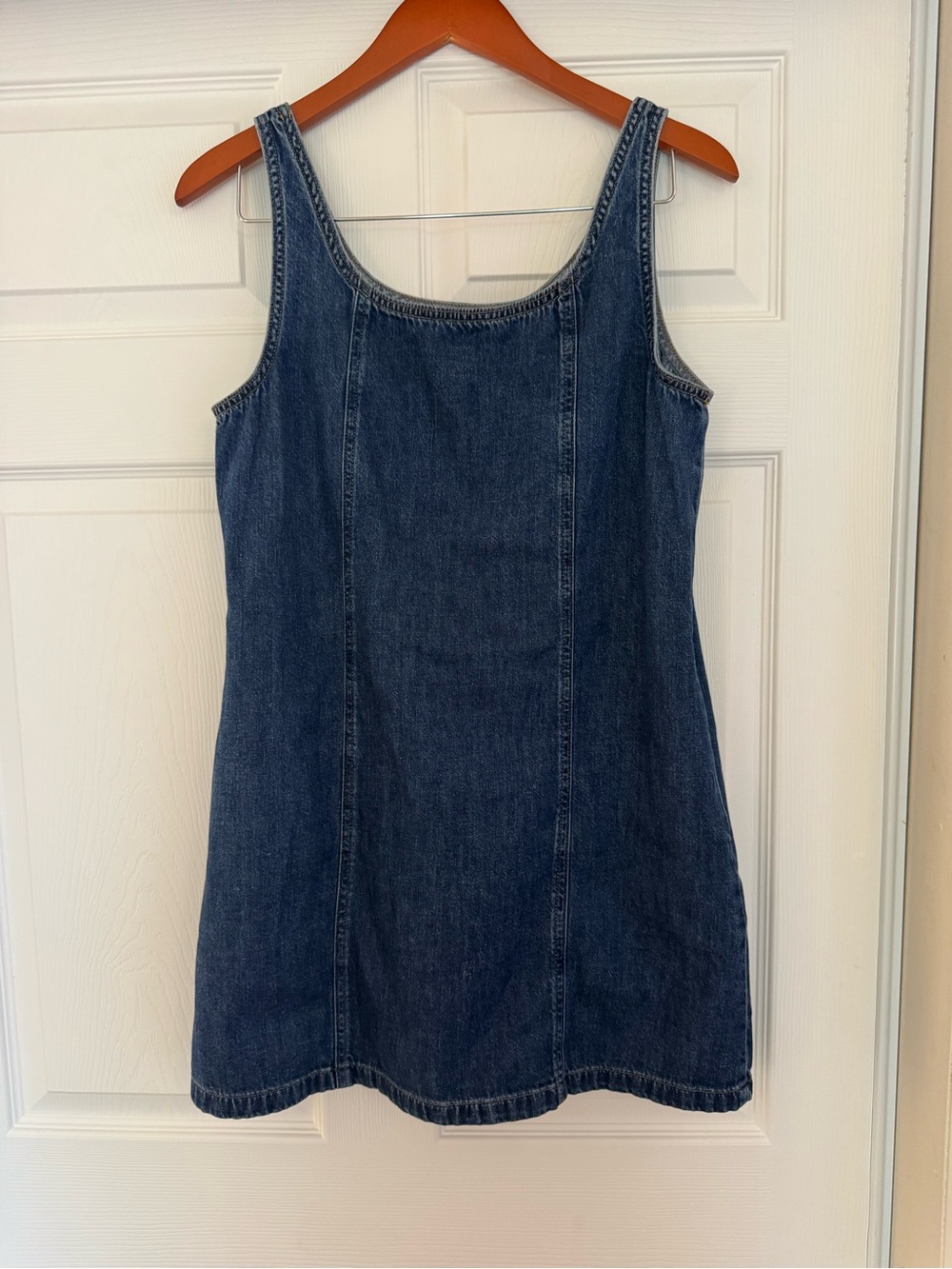 GAP Dark Blue Denim Mini Tank Dress - Picture 2 of 3